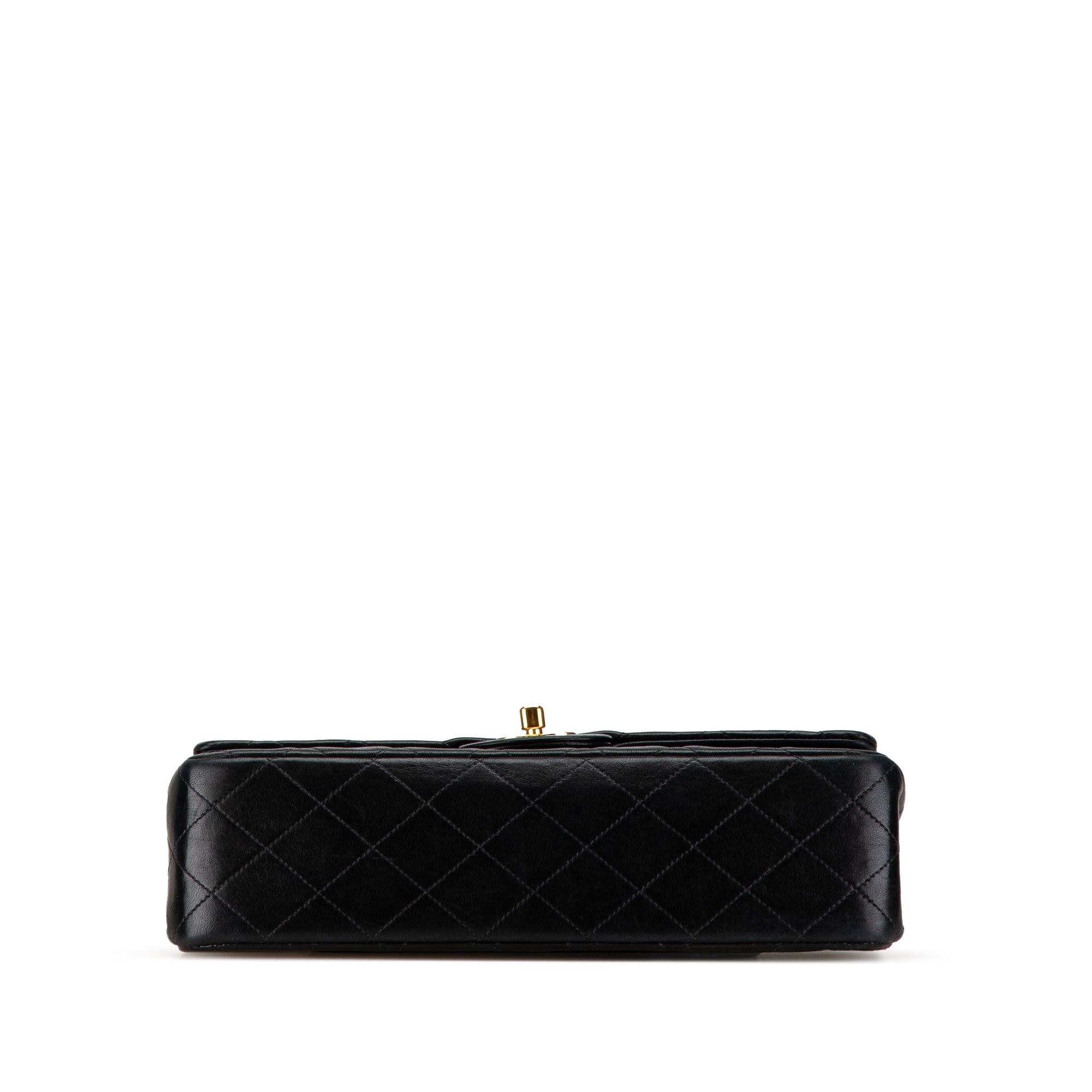 Chanel Classic Double Flap Medium Black Lambskin Gold