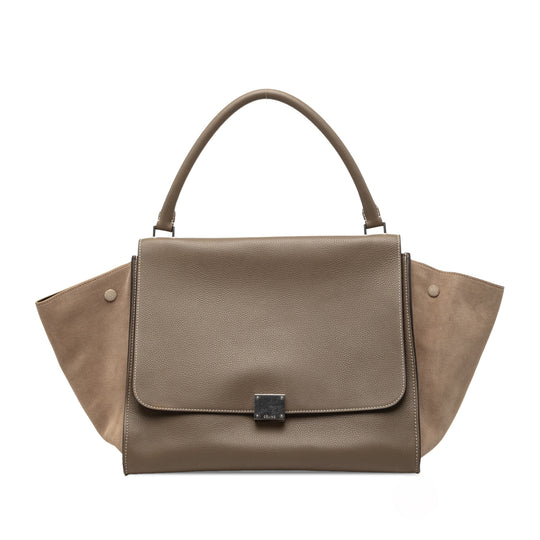 Celine Trapeze Medium Brown Calfskin