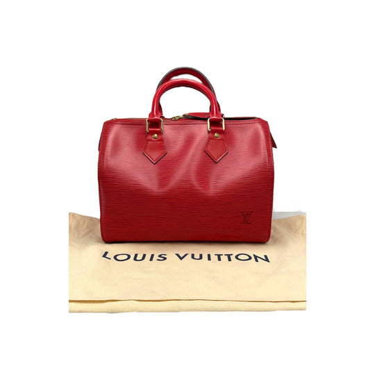 Louis Vuitton Speedy 25 Red Epi