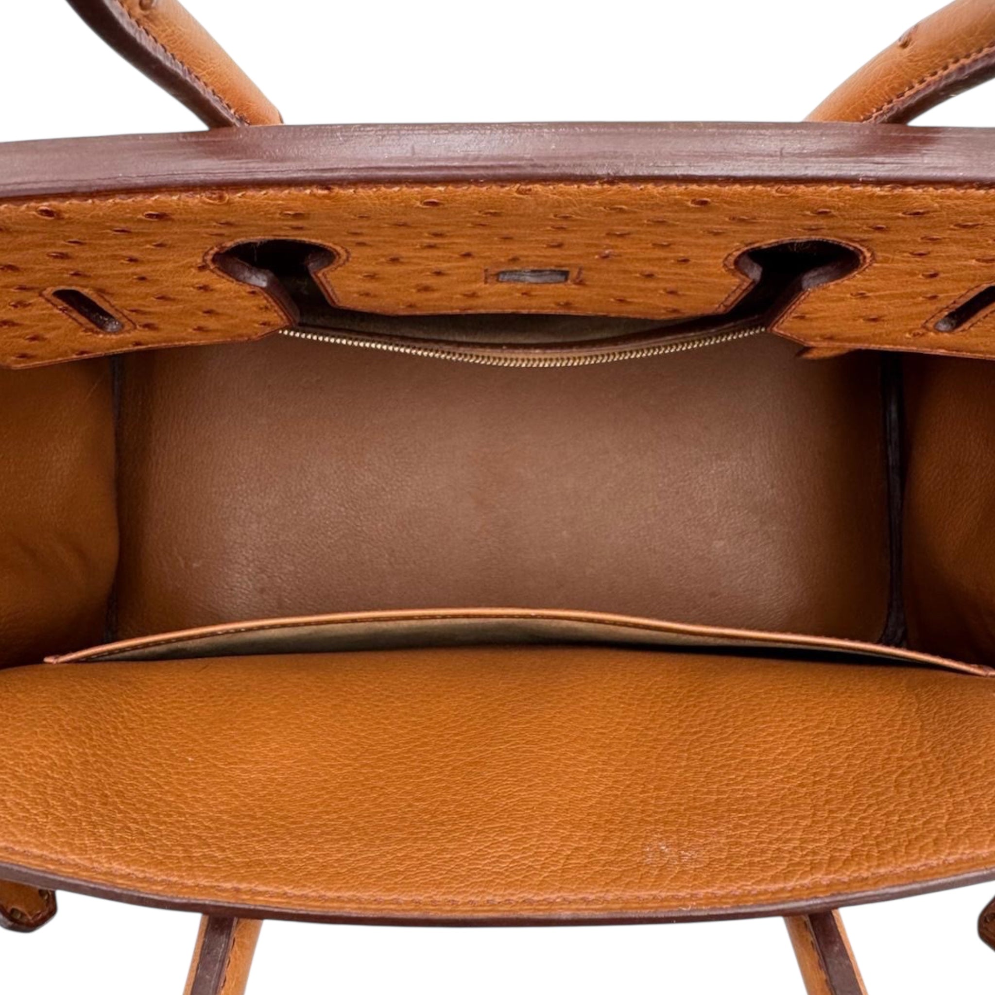 Hermès Birkin 30 Olive Vert Ostrich Palladium