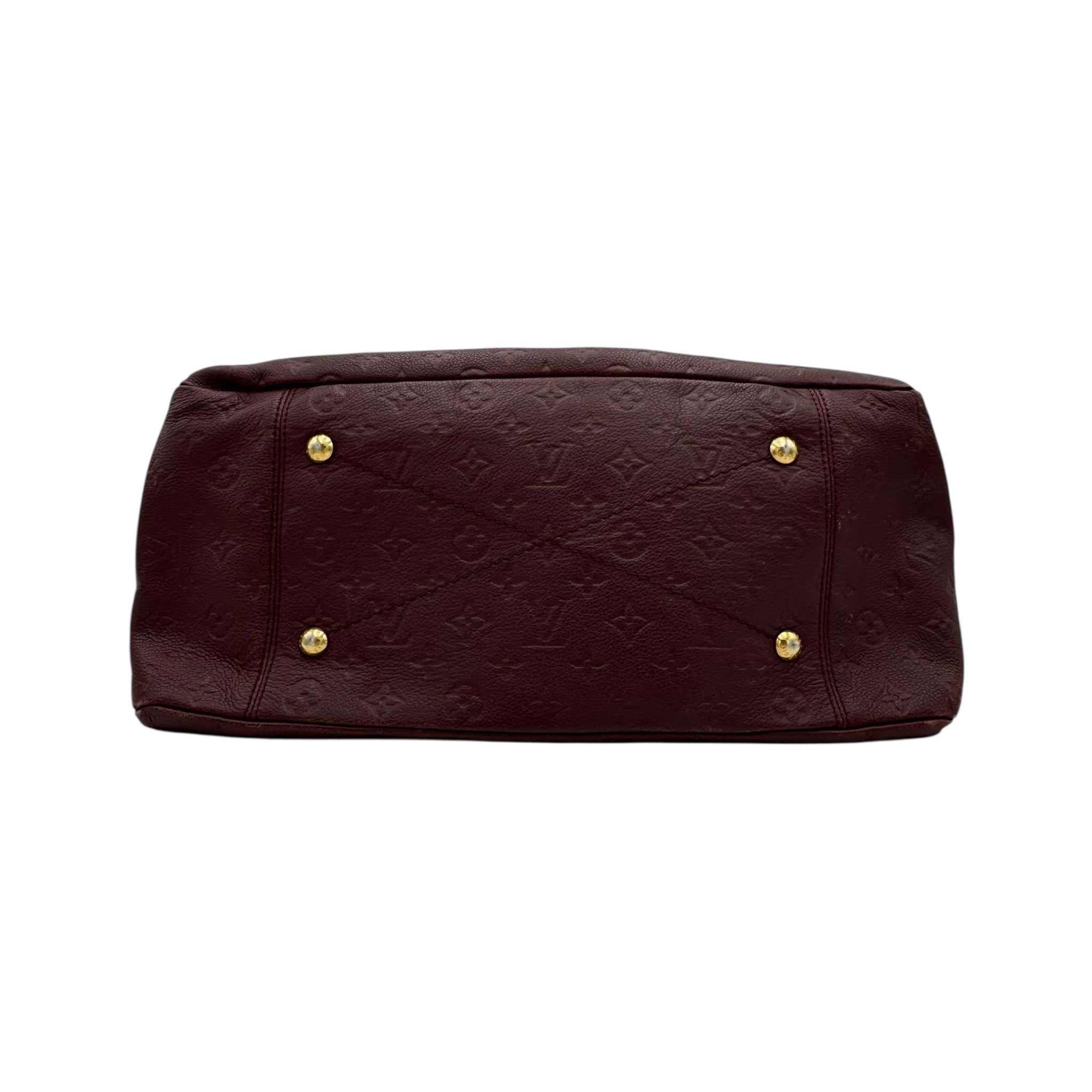 Louis Vuitton Artsy MM Aurore Red Monogram Empreinte