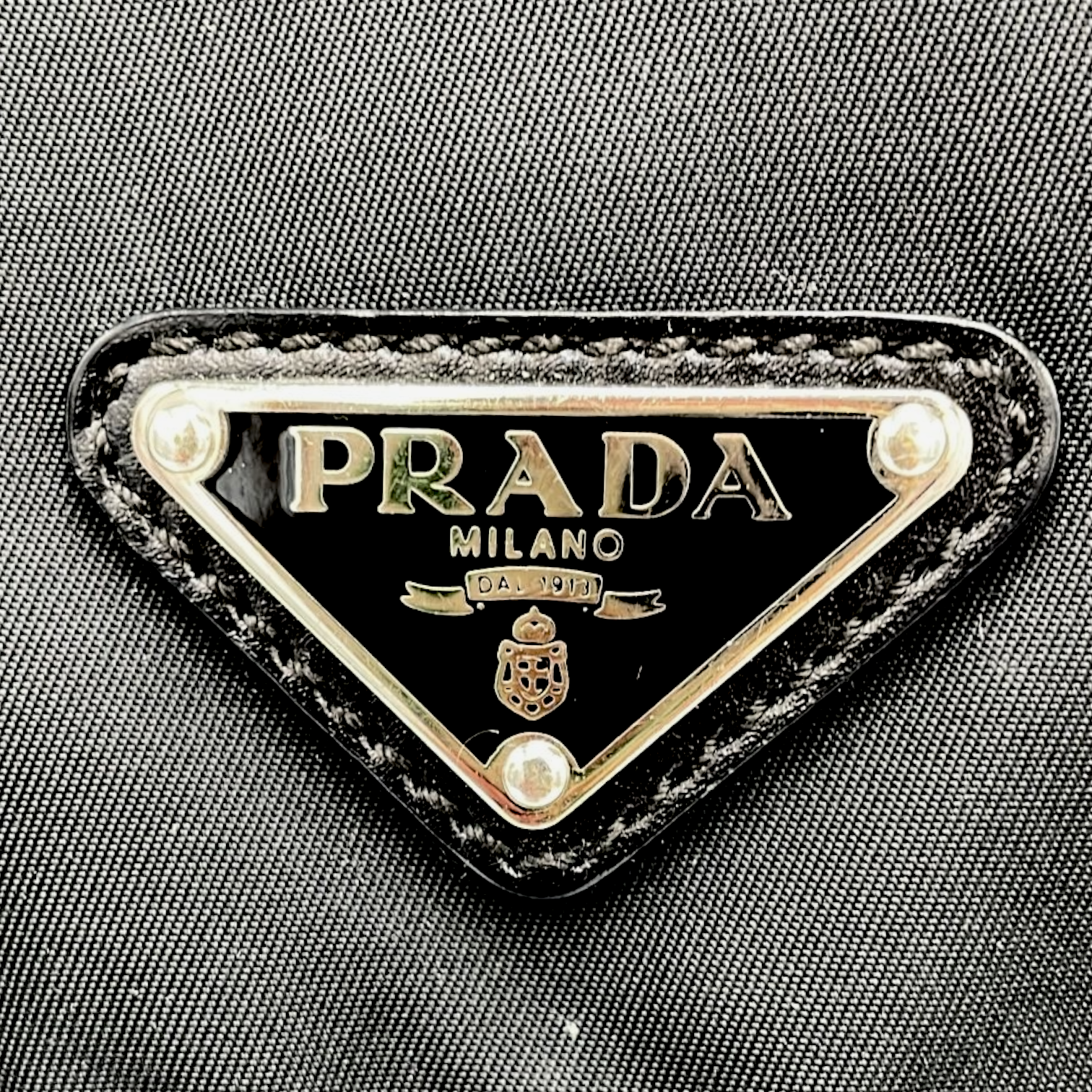 Prada Crossbody Bag Black TessuTo