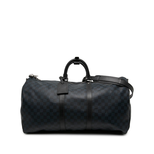 Louis Vuitton Keepall 55 Bandouliere Damier Cobalt Canvas