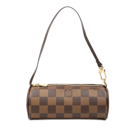 Louis Vuitton Papillon Pochette Damier Ebene Canvas