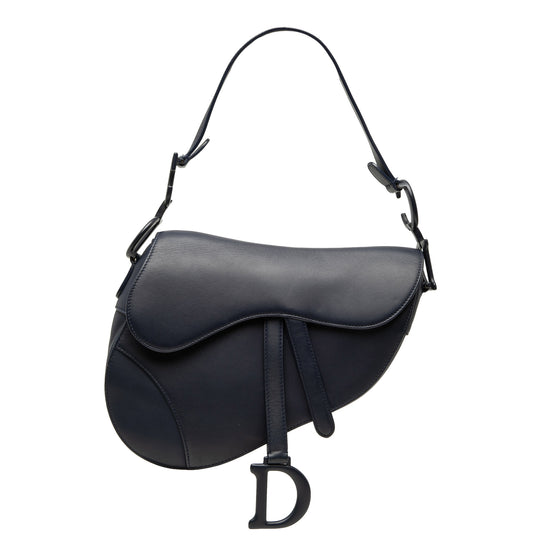 Dior Saddle Blue Ultra Matte Calfskin