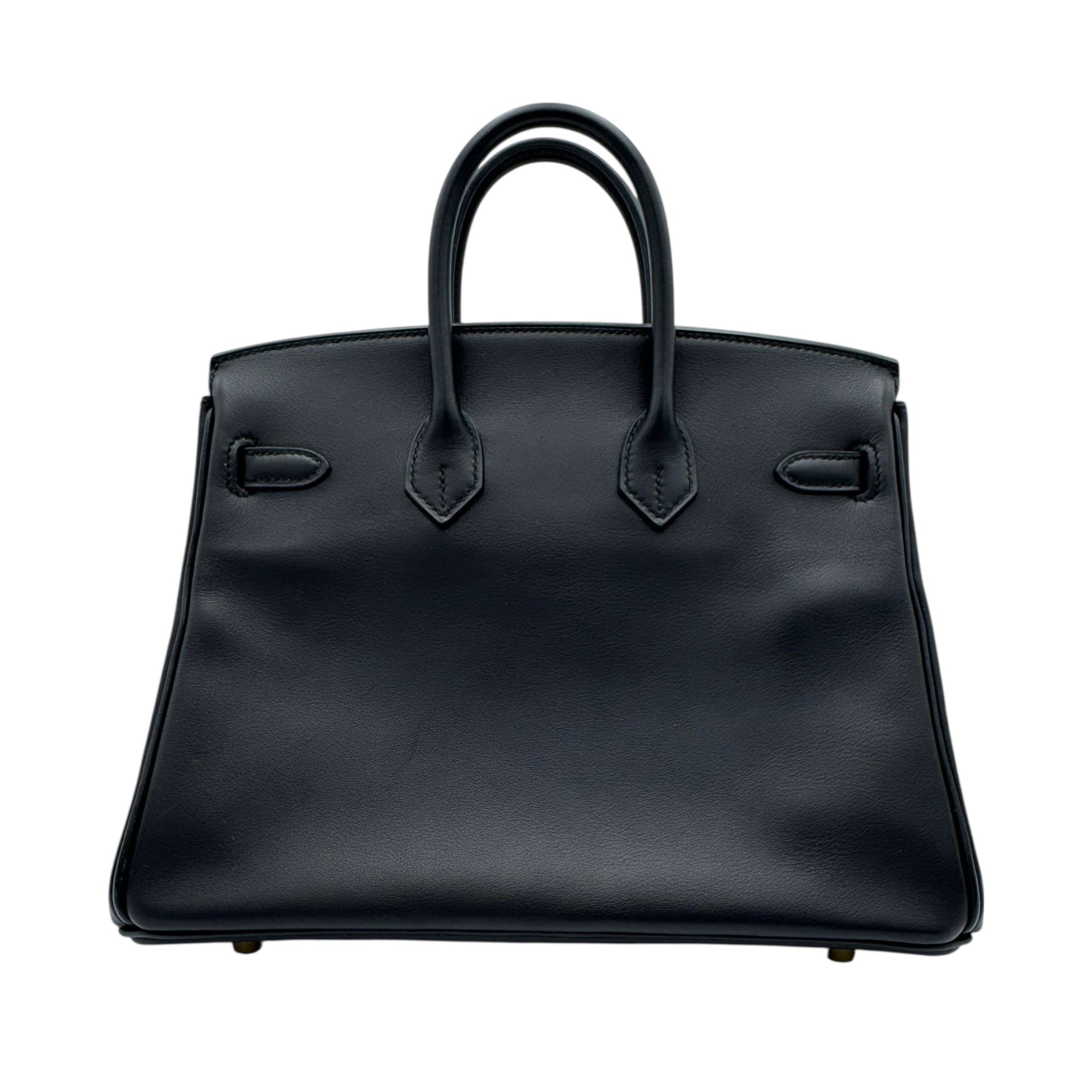 Hermès Birkin 25 Black Swift Gold