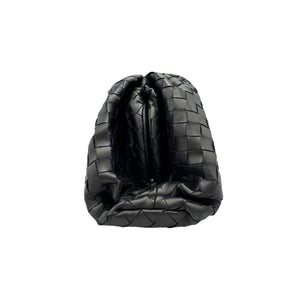 Bottega Veneta The Pouch Clutch Black Intrecciato
