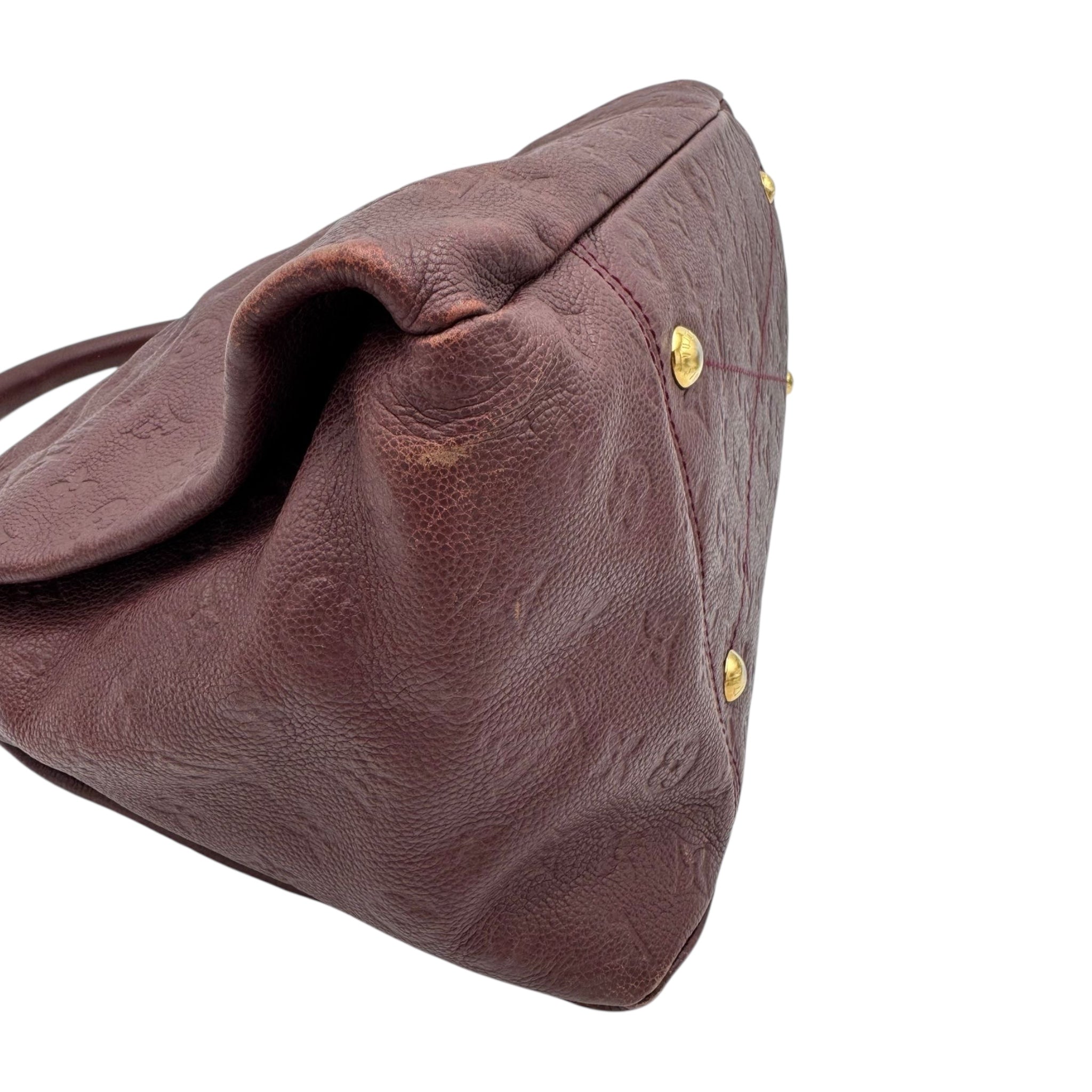 Louis Vuitton Artsy MM Aurore Red Monogram Empreinte