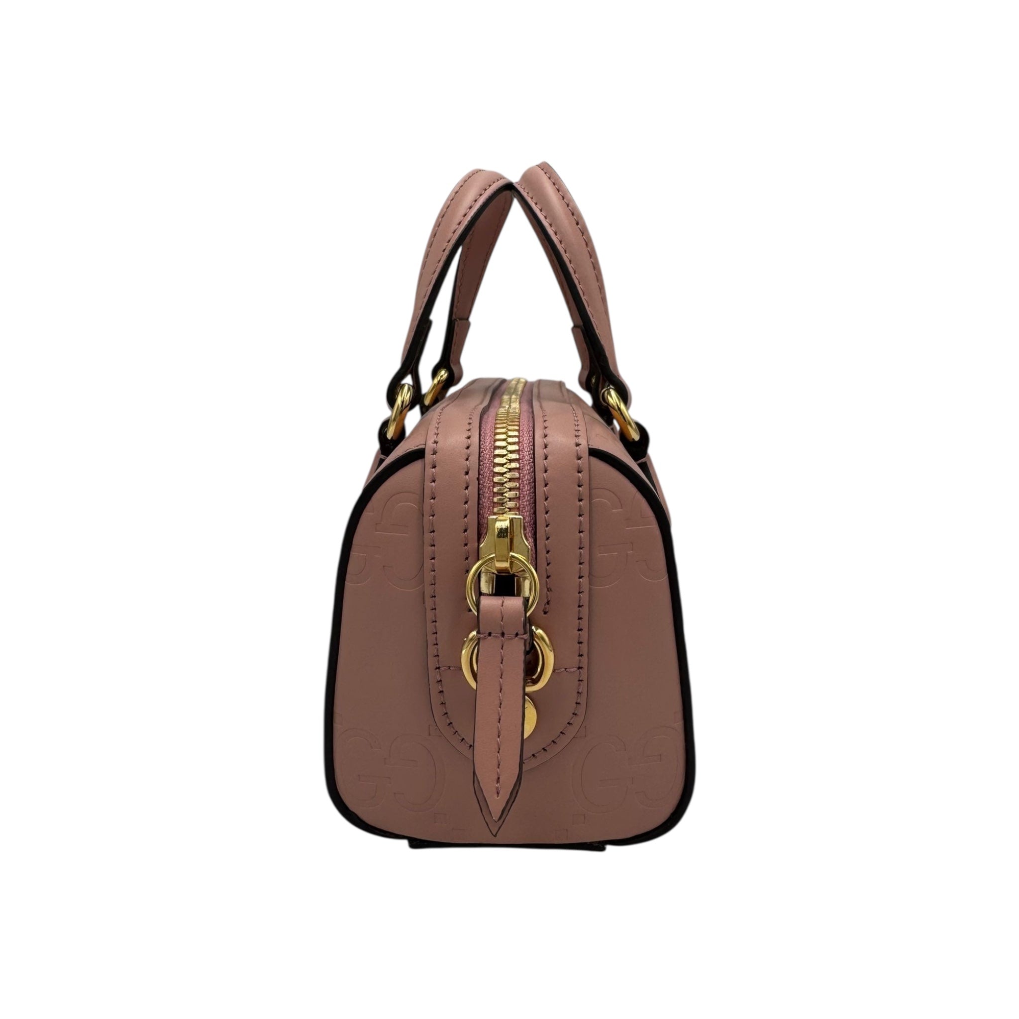 Gucci Boston Bag Mini Blooms GG Supreme Canvas