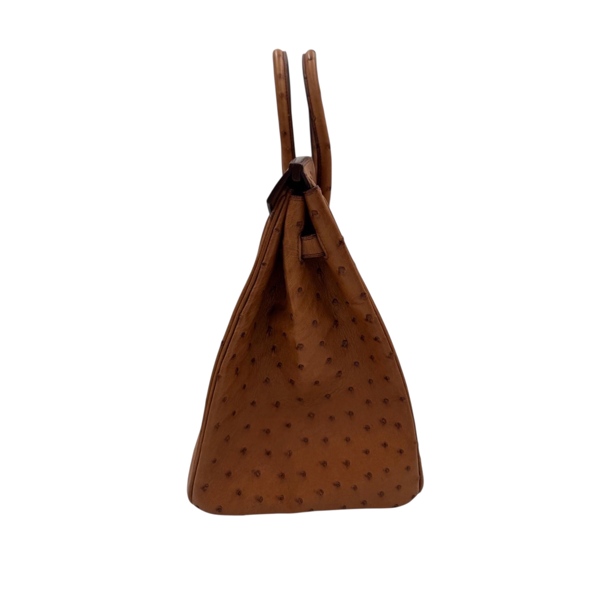 Hermès Birkin 30 Olive Vert Ostrich Palladium