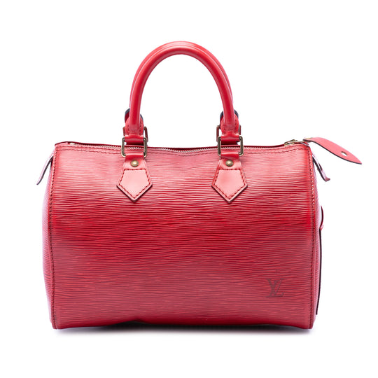 Louis Vuitton Speedy 30 Red Epi