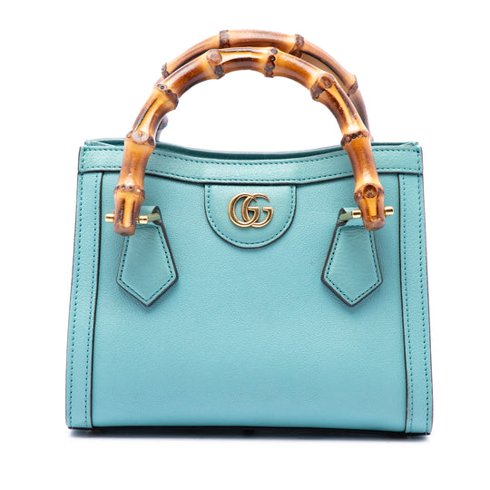 Gucci Diana Mini Blue Calfskin