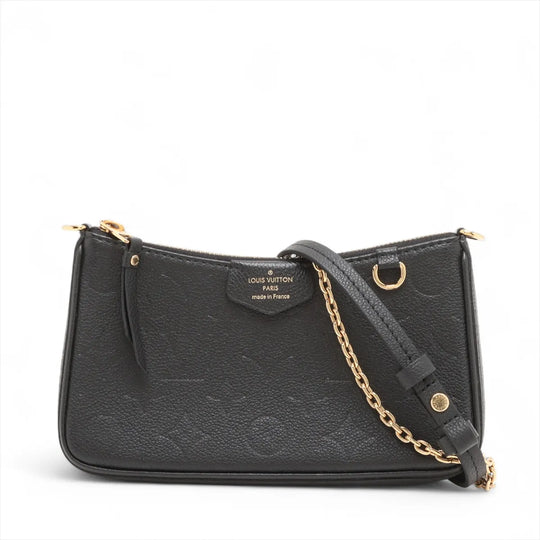 Louis Vuitton Easy Pouch Black Monogram Empreinte Leather