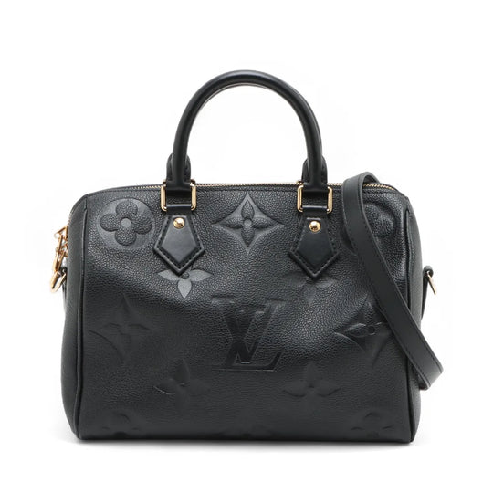 Louis Vuitton Speedy 25 Black Monogram Empreinte