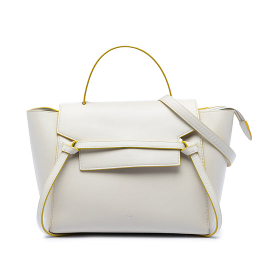 Celine Belt Bag Mini White Calfskin