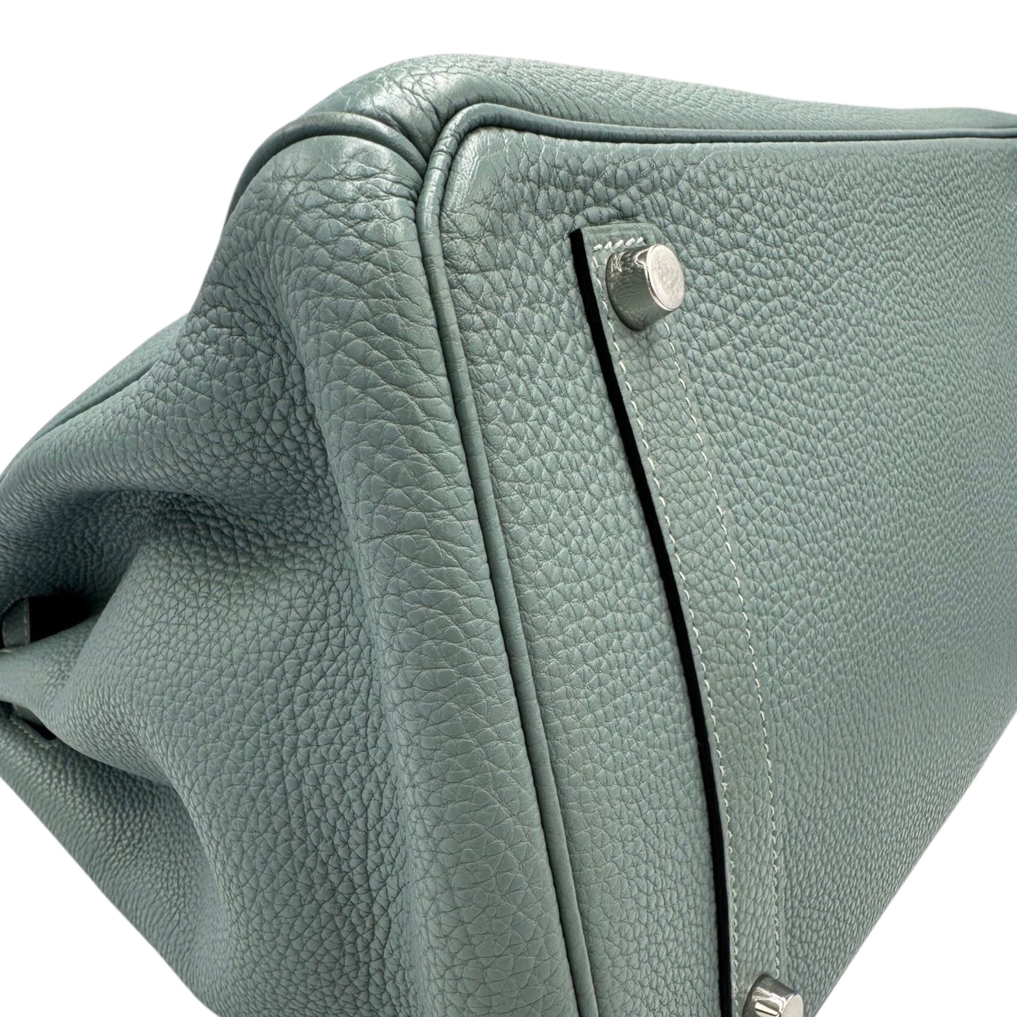 Hermès Birkin 35 Togo Bleu Lin Palladium