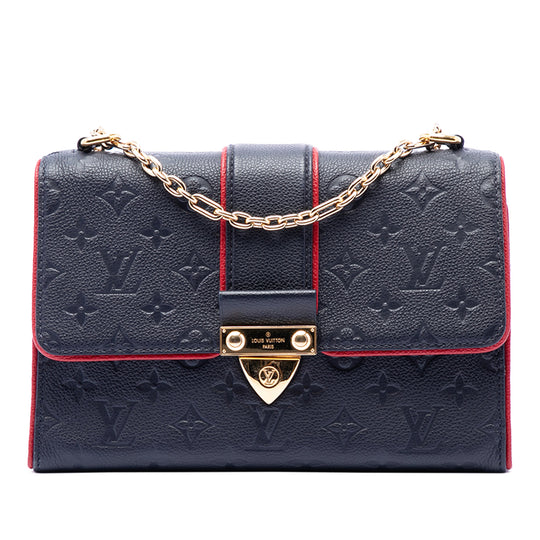 Louis Vuitton Saint Sulpice PM Blue Monogram Empreinte