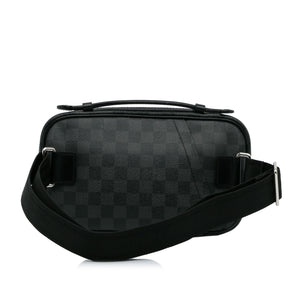 Louis Vuitton Ambler Black Damier Graphite Canvas