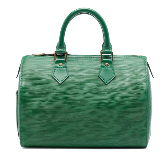 Louis Vuitton Speedy 25 Green Epi