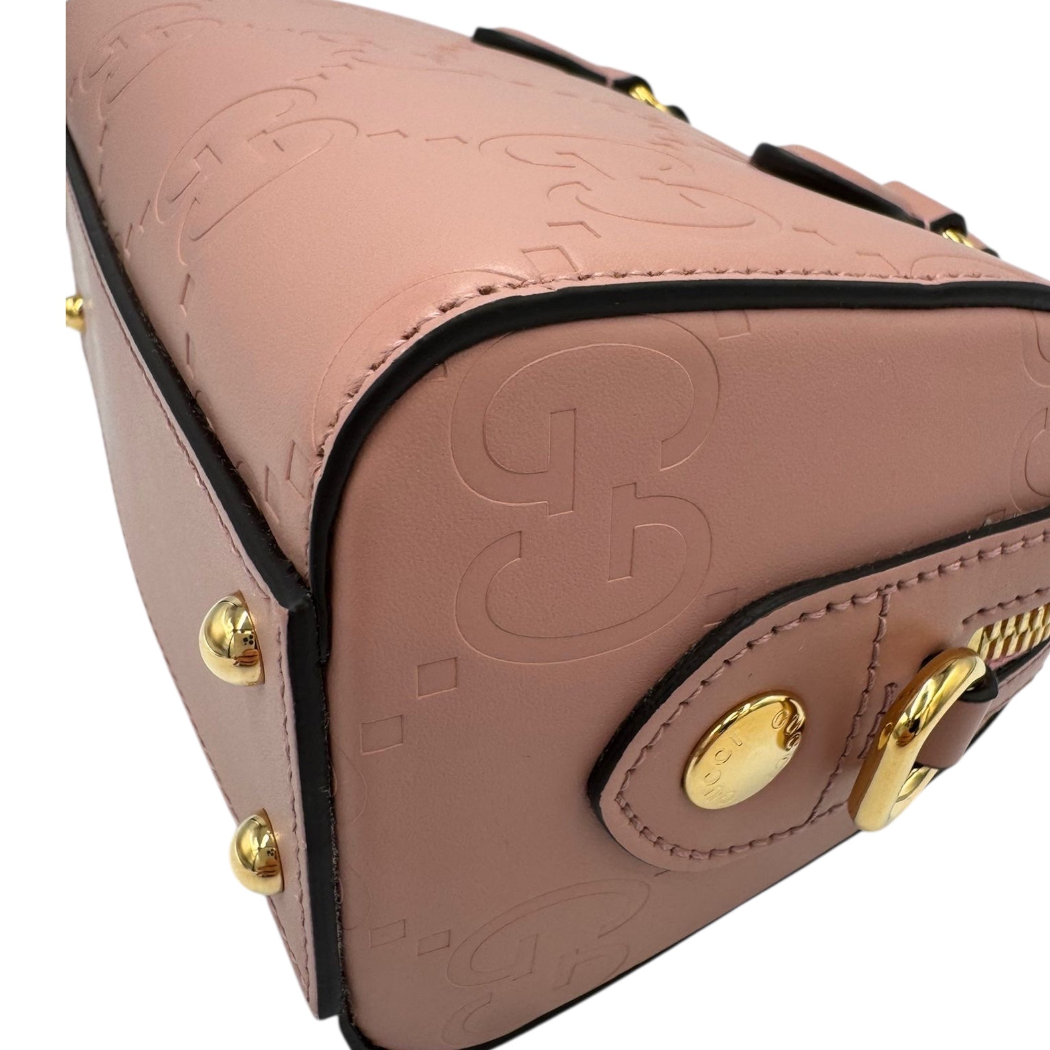 Gucci Boston Bag Mini Blooms GG Supreme Canvas