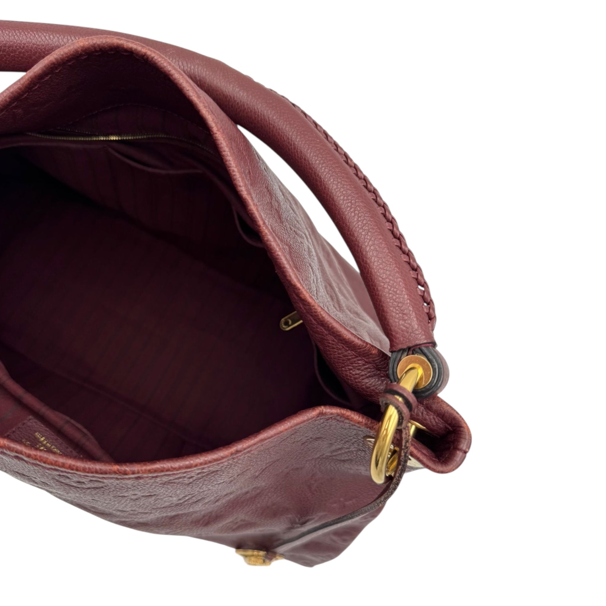 Louis Vuitton Artsy MM Aurore Red Monogram Empreinte