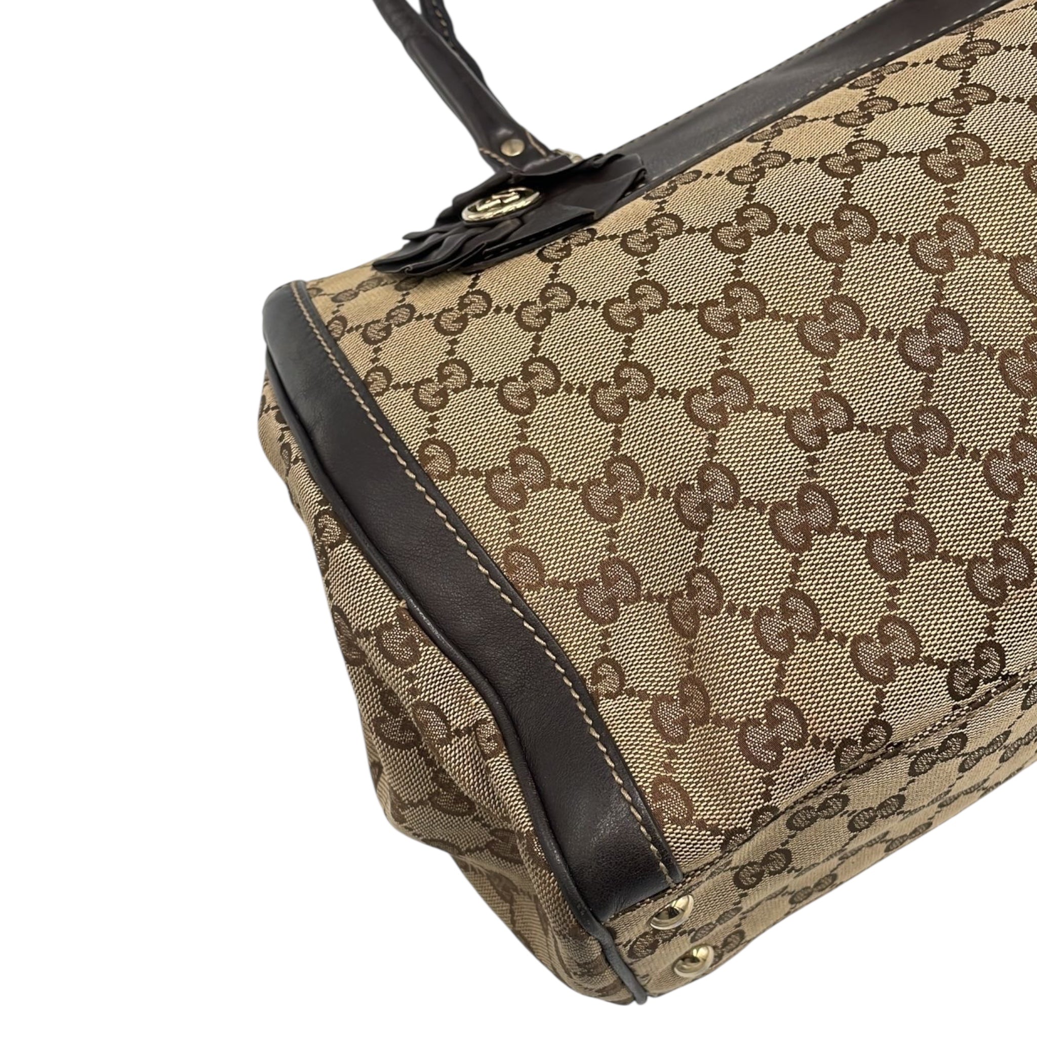 Gucci trophy Tote GG canvas