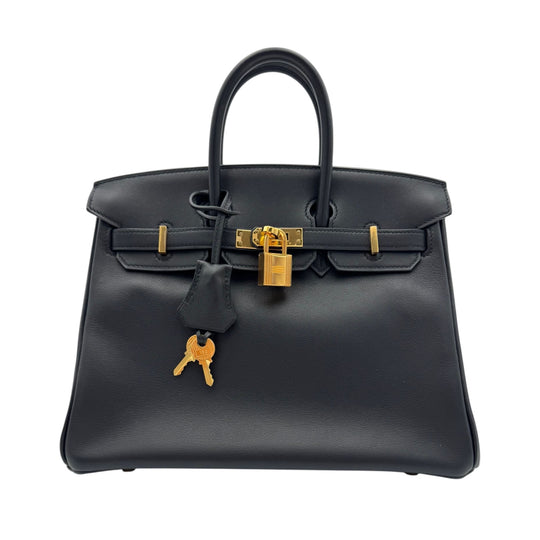 Hermès Birkin 25 Black Swift Gold