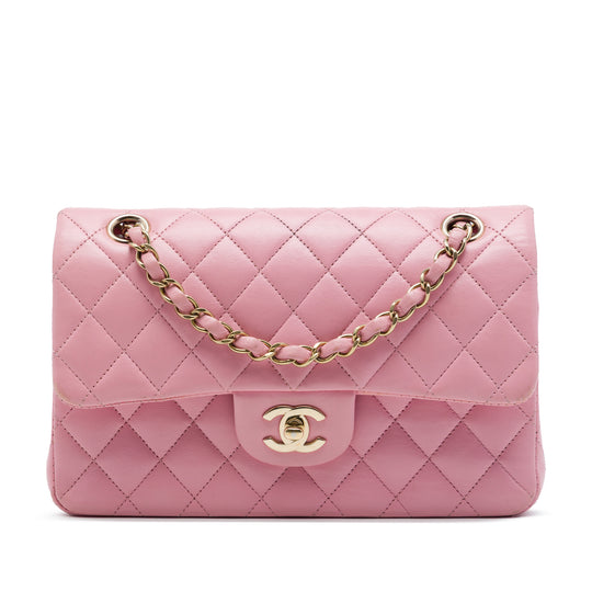 Chanel Classic Double Flap Small Pink Lambskin