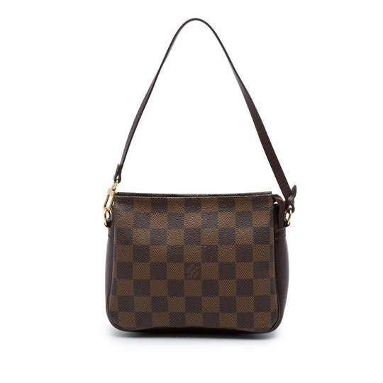 Louis Vuitton Trousse Pochette Damier Ebene Canvas