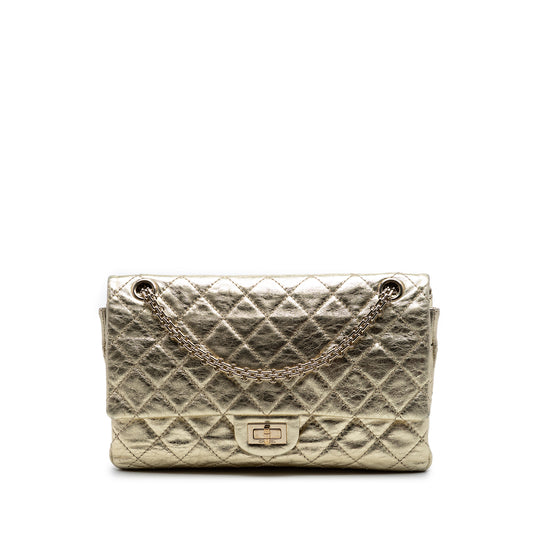 Chanel Reissue 2.55 Double Flap 226 Gold Calfskin Gold
