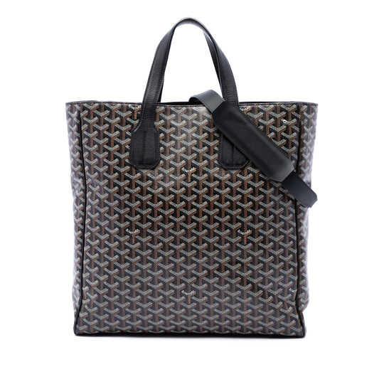Goyard Voltaire Black Coated Canvas