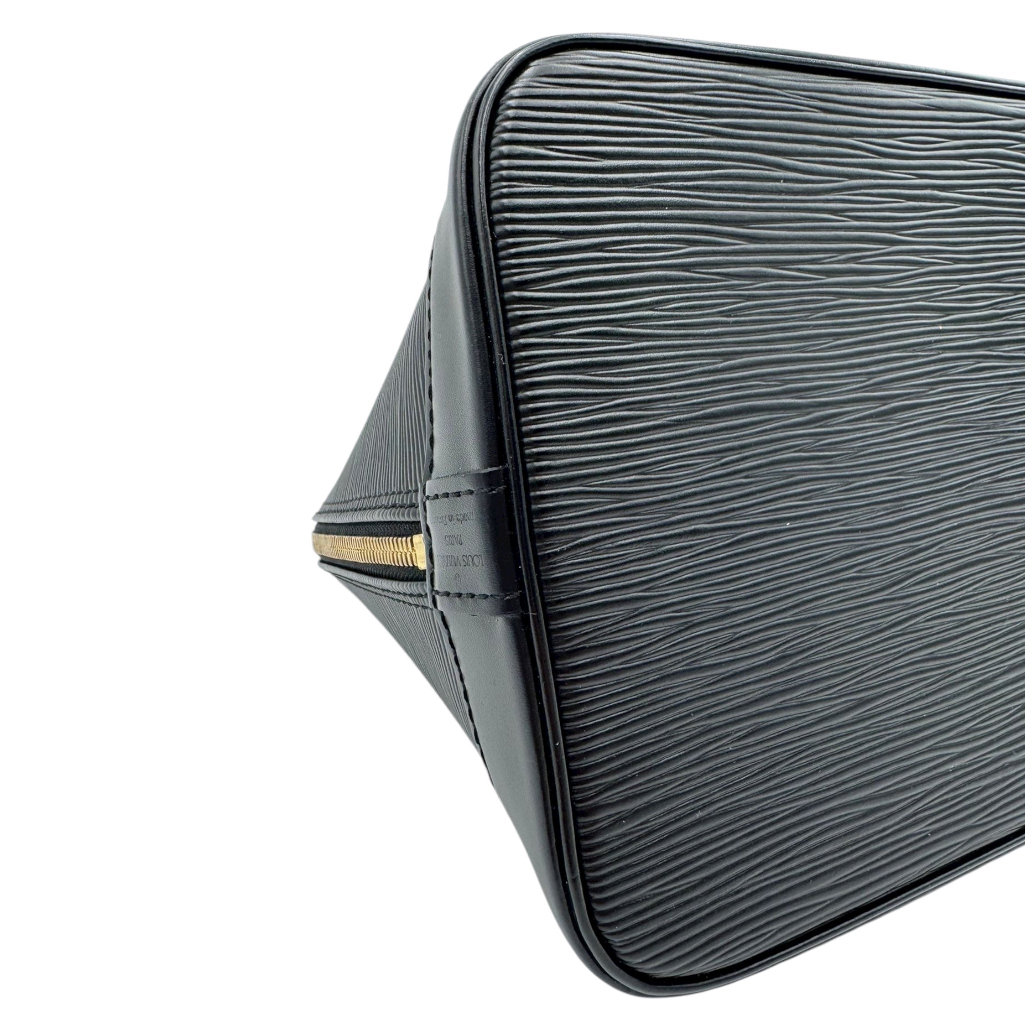 Louis Vuitton Alma PM Black Epi