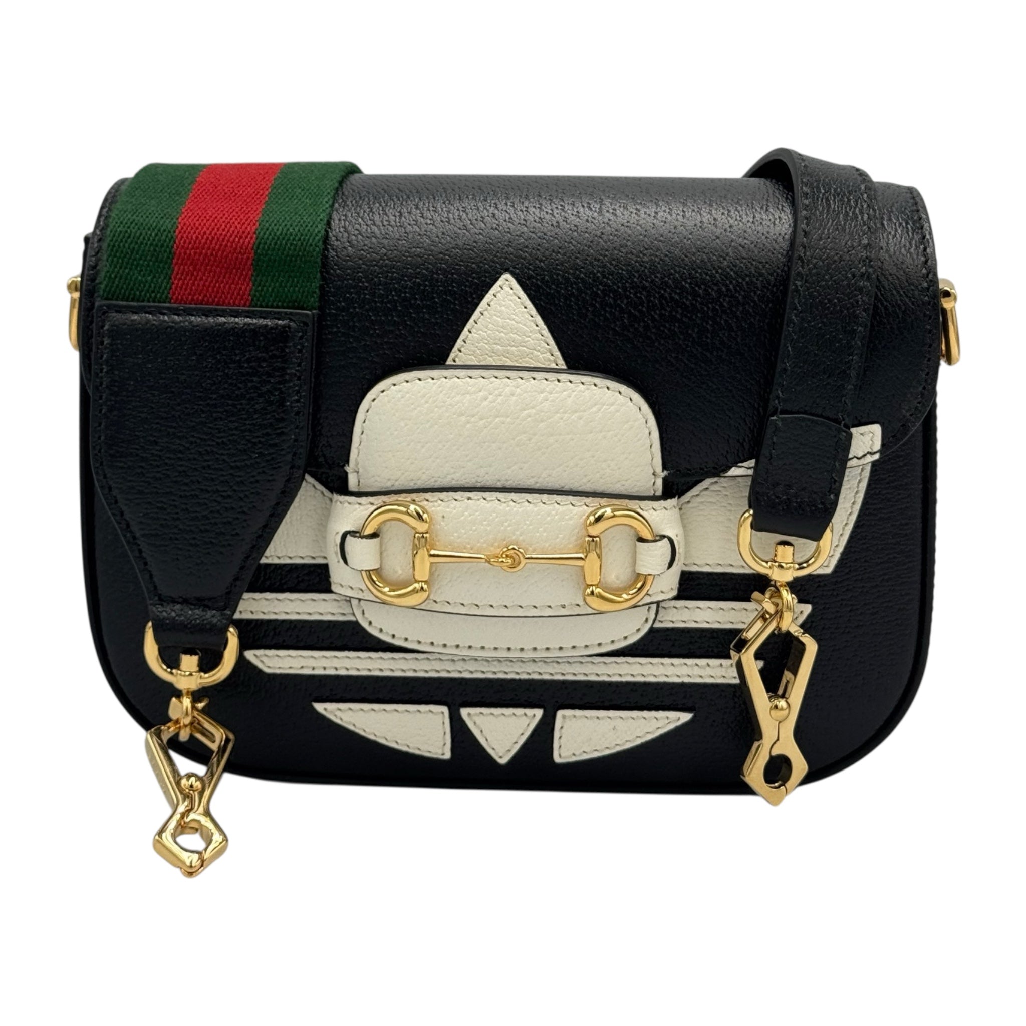 Gucci x Adidas Handbag Mini Brown Canvas