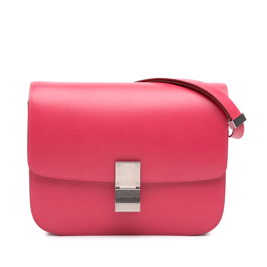 Celine Classic Box Medium Pink Calfskin
