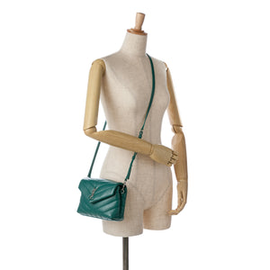 Yves Saint Laurent LouLou Toy Green Leather