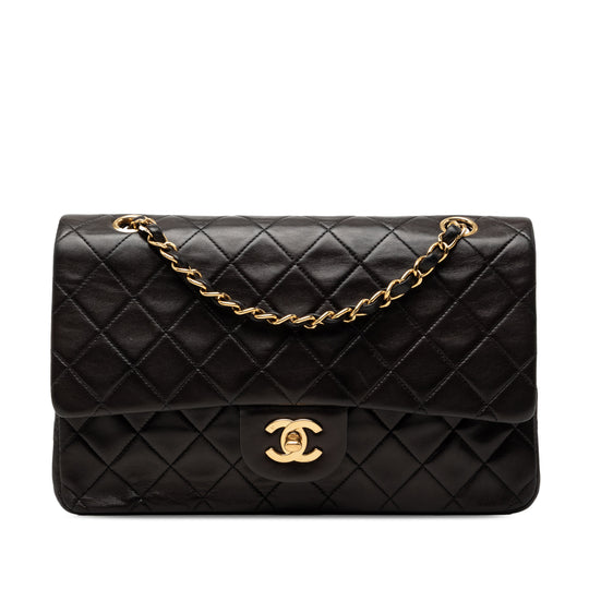 Chanel Classic Double Flap Medium Black Lambskin