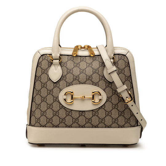 Gucci Horsebit 1955 Small GG Supreme Canvas