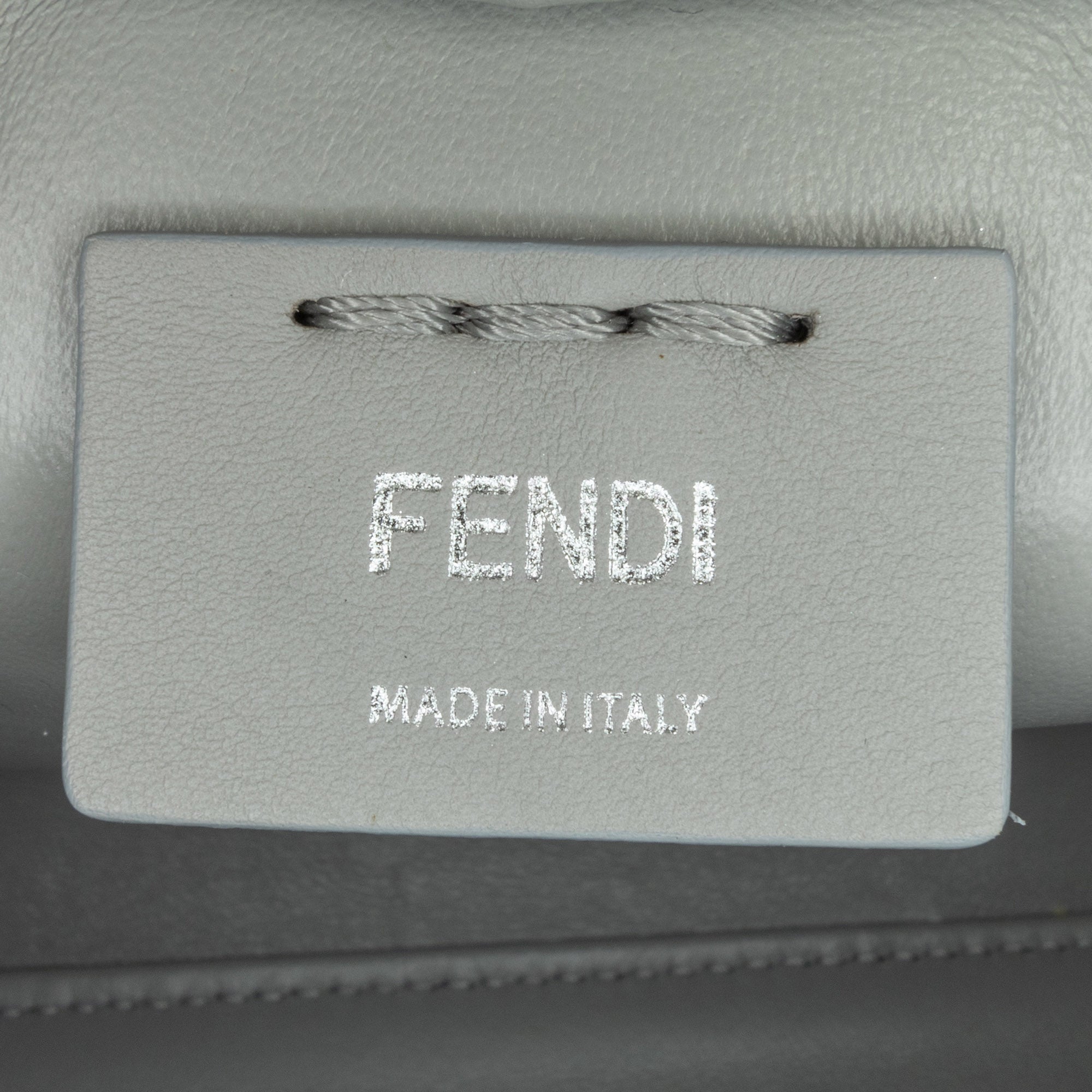 Fendi 3Jours Bag Mini Grey Studded Leather