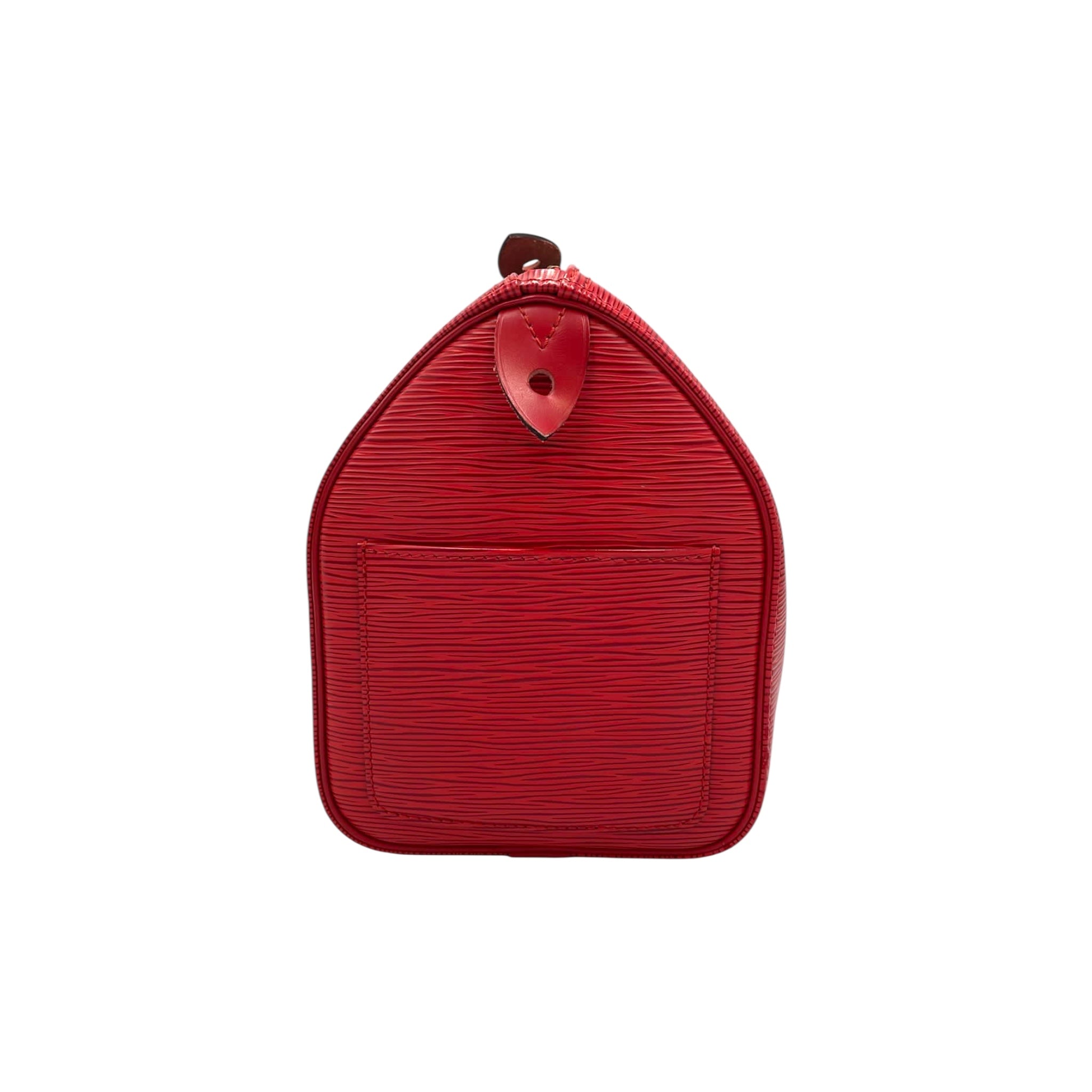 Louis Vuitton Speedy 25 Red Epi