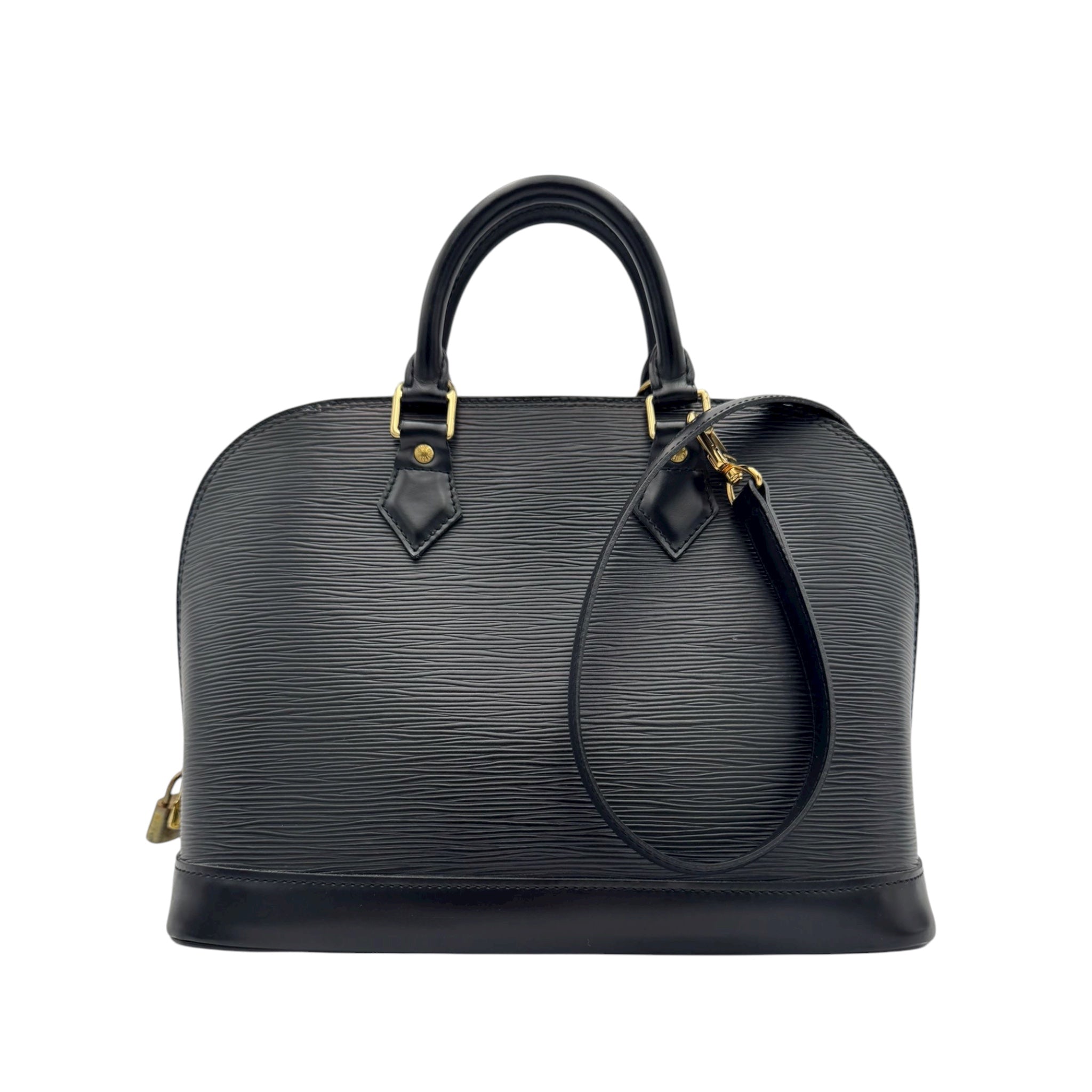 Louis Vuitton Alma PM Black Epi