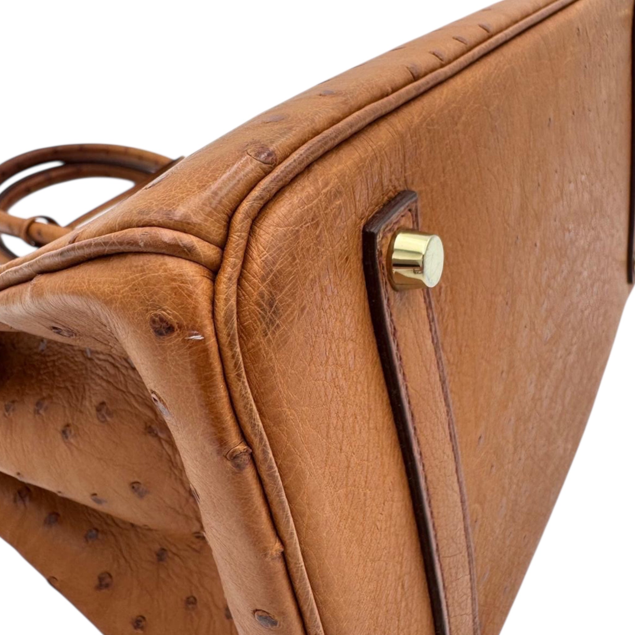 Hermès Birkin 30 Olive Vert Ostrich Palladium