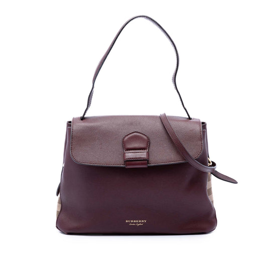 Burberry Camberley Medium Red Calfskin