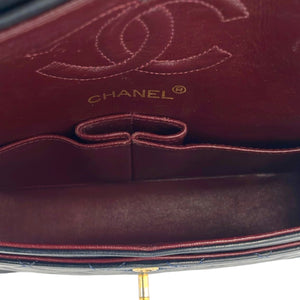Chanel Classic Double Flap Small Marine Blue Lambskin Gold