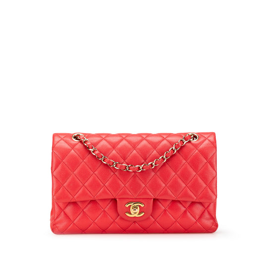 Chanel Classic Double Flap Medium Red Caviar