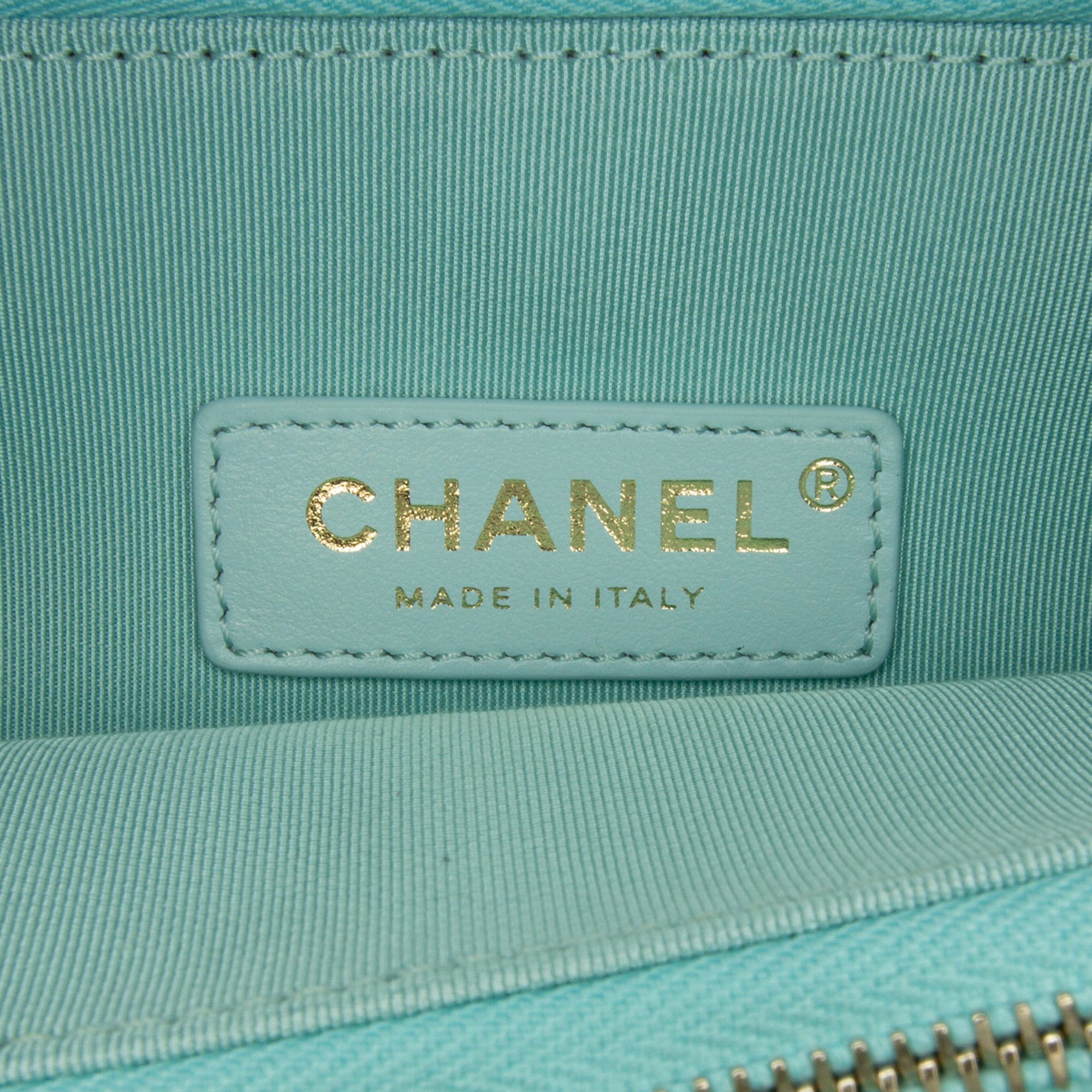 Chanel 31 Bag Large Light Blue Calfskin Silver