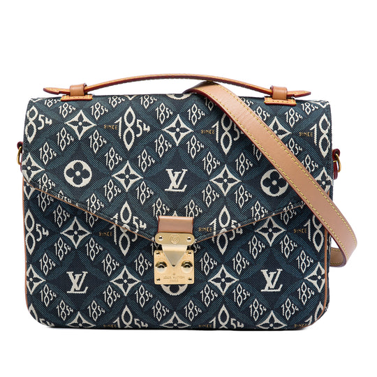 Louis Vuitton Since 1854 Pochette Metis Blue Canvas