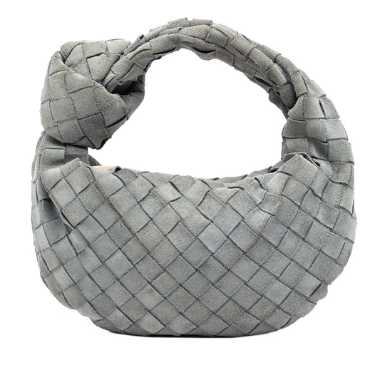 Bottega Veneta Jodie Mini Grey Suede