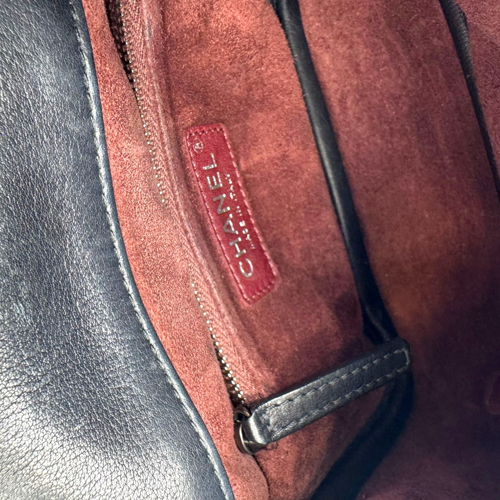 Chanel CC Camera Bag Mini Black Lambskin Gold