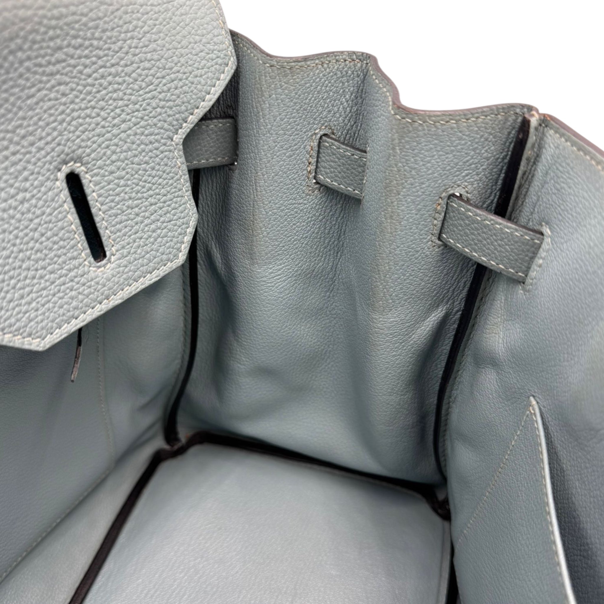 Hermès Birkin 35 Togo Bleu Lin Palladium