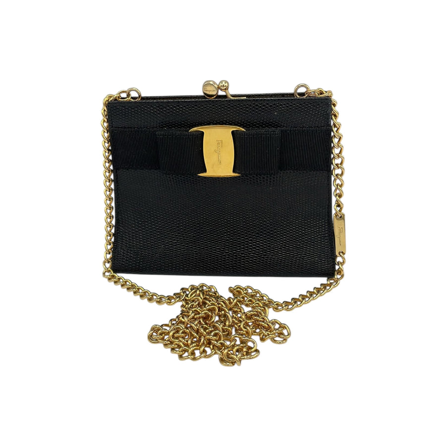 Salvatore Ferragamo Handbag, Black